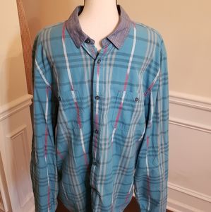 Buffalo plaid long sleeve men shirt size XXL/TTG